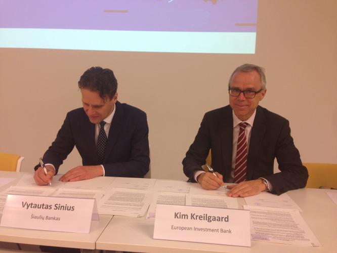 EIB and Šiaulių bankas renew support for urban renewal in Lithuania.